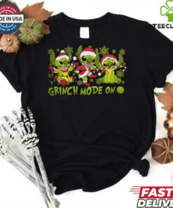 grinch mode on stich christmas shirt