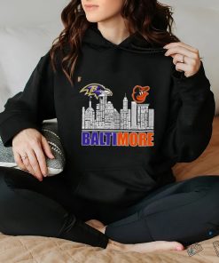 Baltimore Ravens Vs Baltimore Orioles Players List Name Baltimore City Shirt