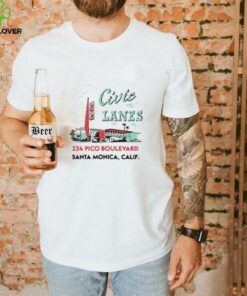 Civic Lanes 234 Pico Boulevard Santa Monica CA shirt