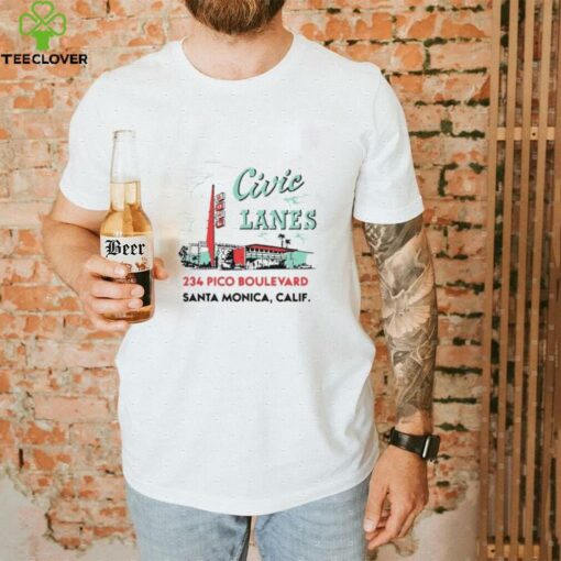 Civic Lanes 234 Pico Boulevard Santa Monica CA shirt