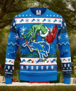 Detroit Lions Grinch Christmas Ugly Sweater