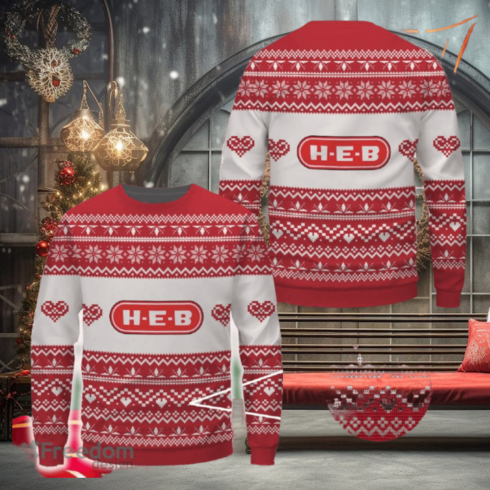 h e b Logo Brands Ugly Christmas 3D Sweater Gift For Men And Women h e b Logo Brands Ugly Christmas 3D Sweater Gift For Men And Women