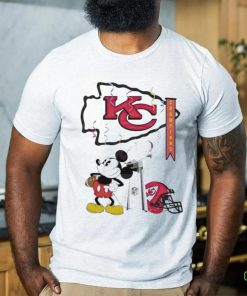 Mickey Mouse Kansas City Chiefs Champions Trophy Shirt