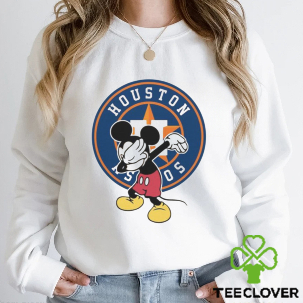 Houston Astros Mlb Baseball Dabbing Mickey Disney Sports T-shirt
