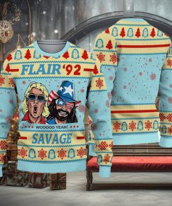 Flair 92 Savage Ugly Christmas Sweater