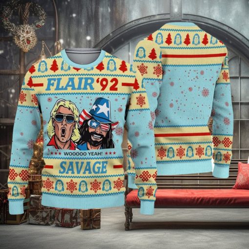 Flair 92 Savage Ugly Christmas Sweater