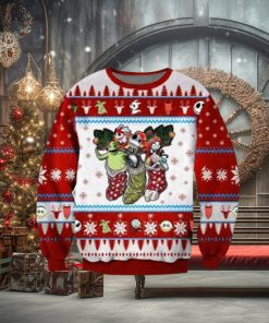 Minnie Kissing Mickey Disney Funny Couples S Ugly Christmas Sweaters