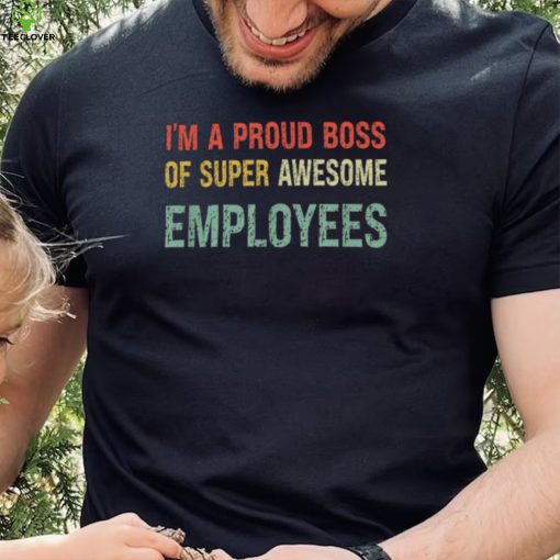 Boss Day Employee Appreciation Office Vintage Distressed T Shirt2
