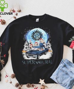 Santa Chibi Super Natural Merry Christmas Shirt