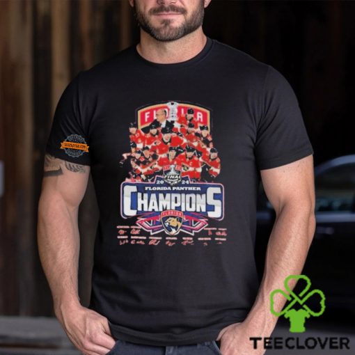 NHL Florida Panthers Stanley Cup Final 2024 Champions T Shirt