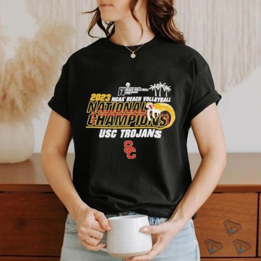 USC Trojans Blue 84 2023 NCAA Beach Volleyball National Champions Shirt