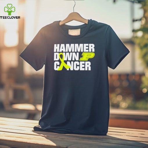 Hammer Down Cancer Purdue Shirt