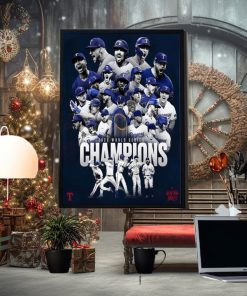 Congrats Texas Rangers Are 2023 World Series Champions MLB Home Decor Poster Canvas