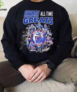 Giants Members All Time Greats New York Giants T Shirt