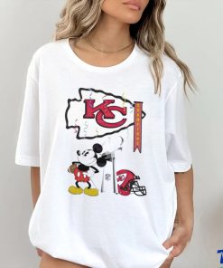 Mickey Mouse Kansas City Chiefs Champions Trophy Shirt