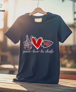 heart peace love Kansas City Chiefs shirt 1 heart peace love Kansas City Chiefs shirt