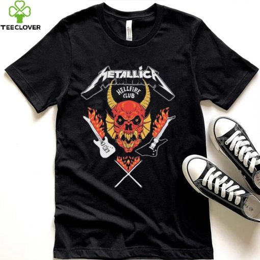 hellfire club metallica stranger things shirt 1