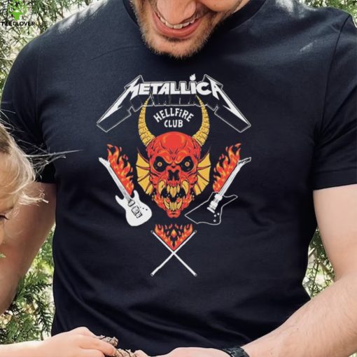 hellfire club metallica stranger things shirt 1