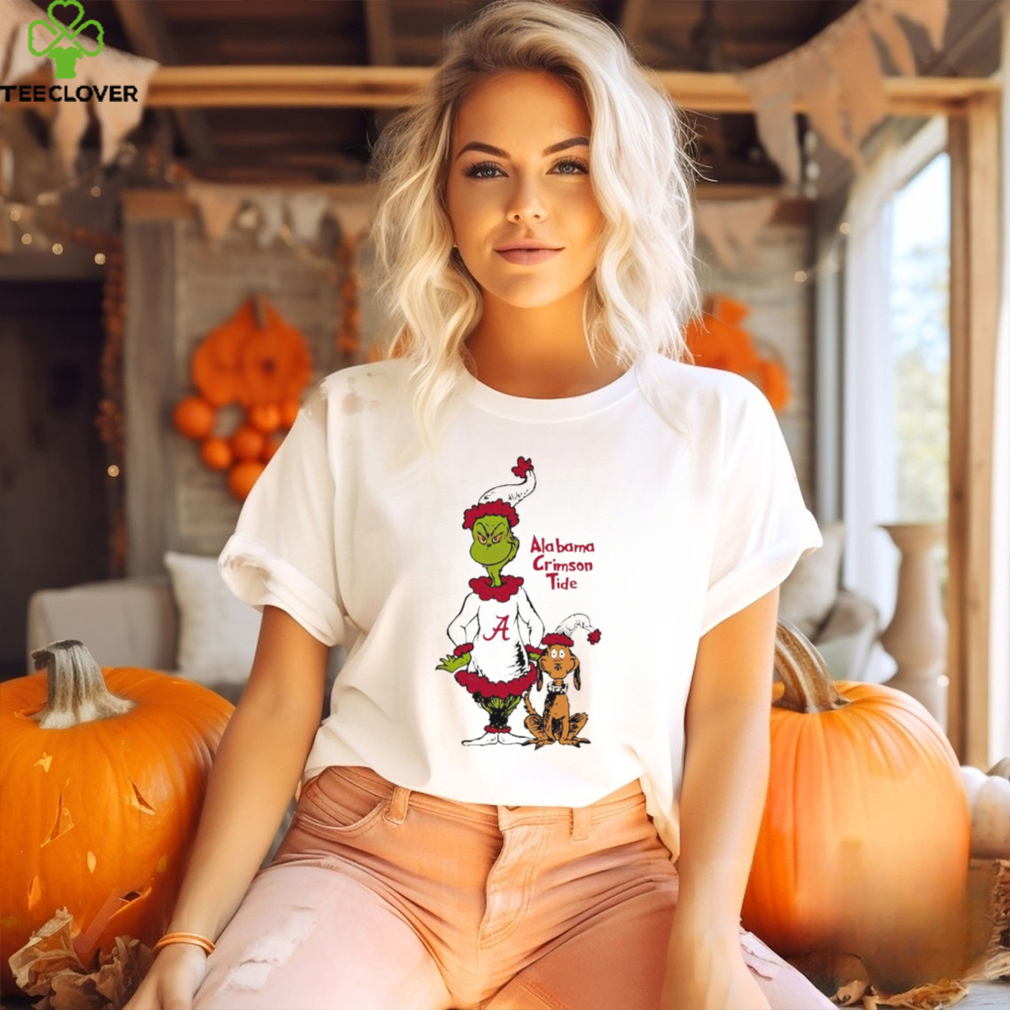 Alabama Crimson Tide Grinch and Max NCAA Christmas shirt Alabama Crimson Tide Grinch and Max NCAA Christmas shirt