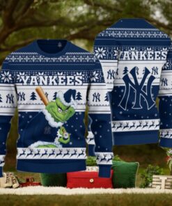 New York Yankees Grinch Christmas Ugly Sweater