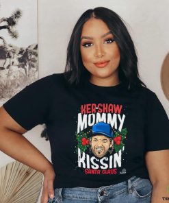 Kershaw Mommy Kissin’ Santa Claus Christmas Shirt