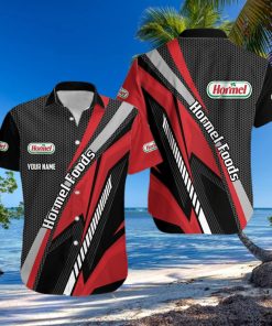 hormel foods Personalized Name Party Brand AOP Hawaiian Beach Shirt For Summer