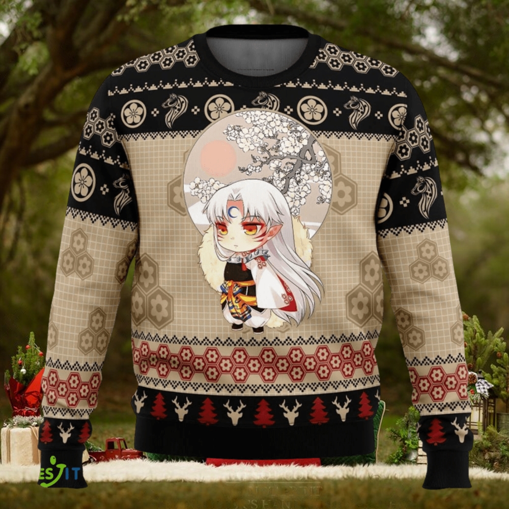 Chibi Seshomaru Inuyasha Cute Ugly Christmas Sweater Christmas Gift For Family Chibi Seshomaru Inuyasha Cute Ugly Christmas Sweater Christmas Gift For Family