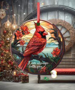 i am always with you Circle Ornament