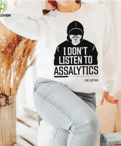 i dont listen to assalytics the captain logo shirt shirt trang