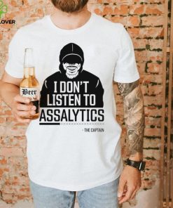 i dont listen to assalytics the captain logo shirt shirt trang