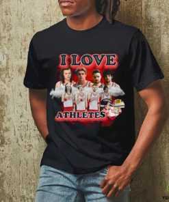 i love athletes shirt