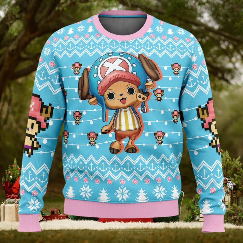 Tony Tony Chopper One Piece Ugly Christmas Sweater Tony Tony Chopper One Piece Ugly Christmas Sweater
