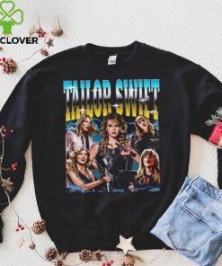 Noir Unisexe Taylor Swift Style Rétro 3 Concert ERAS Tour T shirt