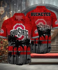 Ohio State Buckeyes Logo Coconut Tropical Hawaiian Shirt Beach Gift For Fans