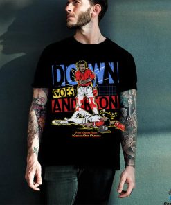 FUNNY BASEBALL DOWN GOES ANDERSON T Shirt 1 FUNNY BASEBALL DOWN GOES ANDERSON T Shirt