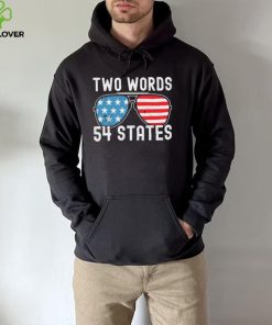 Two Words – 54 States Joe Biden Glasses Shirt