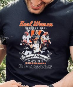 Real Women Love Football Smart Women Love The Cincinnati Bengals Shirt