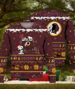 Washington Commanders RedSkins Snoopy Ugly Christmas Sweaters