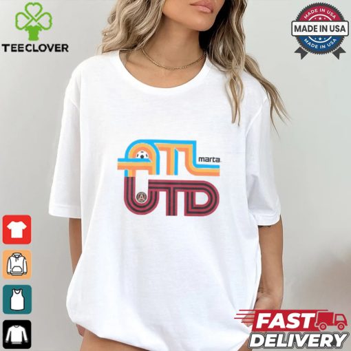 Atlanta United FC x MARTA Live Breathe Futbol T Shirt Shirt