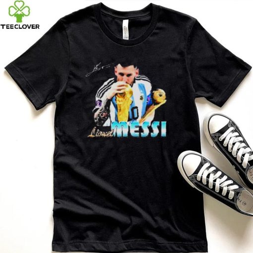 Lionel Messi The Golden Ball Qatar World Cup 2022 Shirt