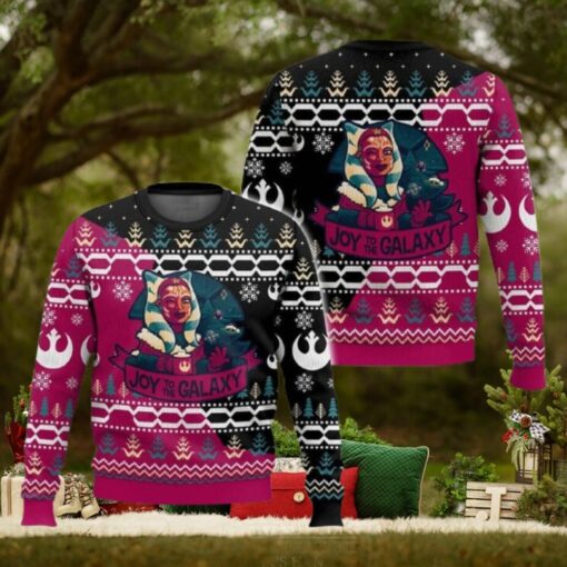 Starwars Ahsoka Tano Ugly Christmas Sweater Joy To The Galaxy Sweater