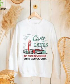 Civic Lanes 234 Pico Boulevard Santa Monica Calif shirt