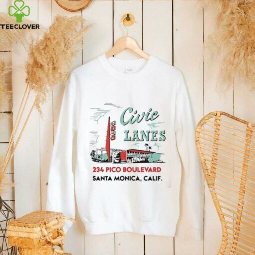 Civic Lanes 234 Pico Boulevard Santa Monica Calif shirt