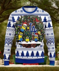 MLB Los Angeles Dodgers Minion Christmas Ugly 3D Sweater For Men And Women Gift Ugly Christmas