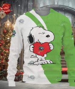 iagara River Lions Snoopy Cute Heart American Sports Team Knitted Christmas 3D Sweater Gift Holidays
