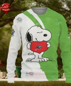 iagara River Lions Snoopy Cute Heart American Sports Team Knitted Christmas 3D Sweater Gift Holidays