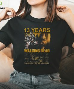 13 Years 2010 – 2023 The Walking Dead Signature Thank You For The Memories T Shirt