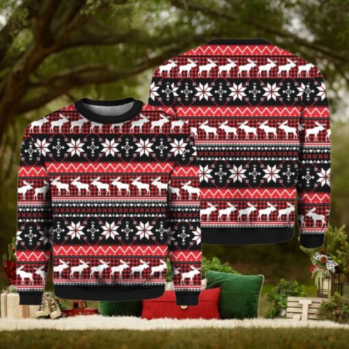 Moose Christmas Party Ugly Christmas Sweater