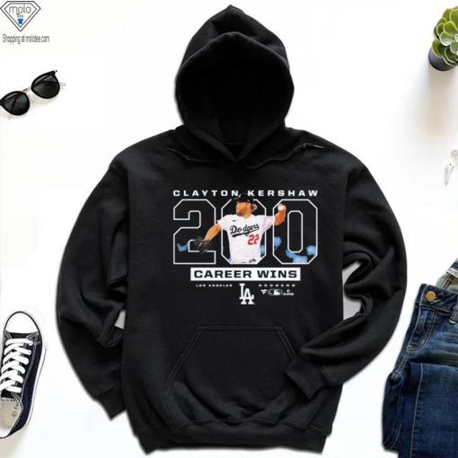 Clayton Kershaw Los Angeles Dodgers 200 Career Wins MLB Shirt
