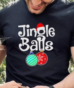 Jingle Balls Christmas Holiday Xmas Couples Matching Shirt